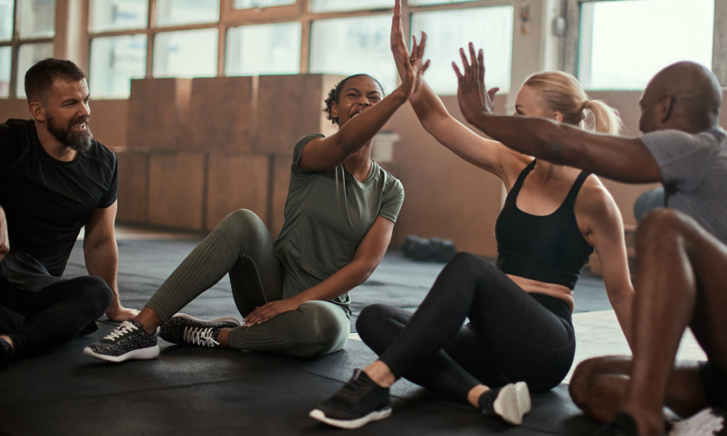 Premium sportschool stockfoto
